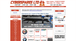 Desktop Screenshot of cyberspares.co.uk
