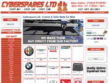 Tablet Screenshot of cyberspares.co.uk